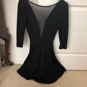 American Apparel Gloria V Skater Dress Scoop Back